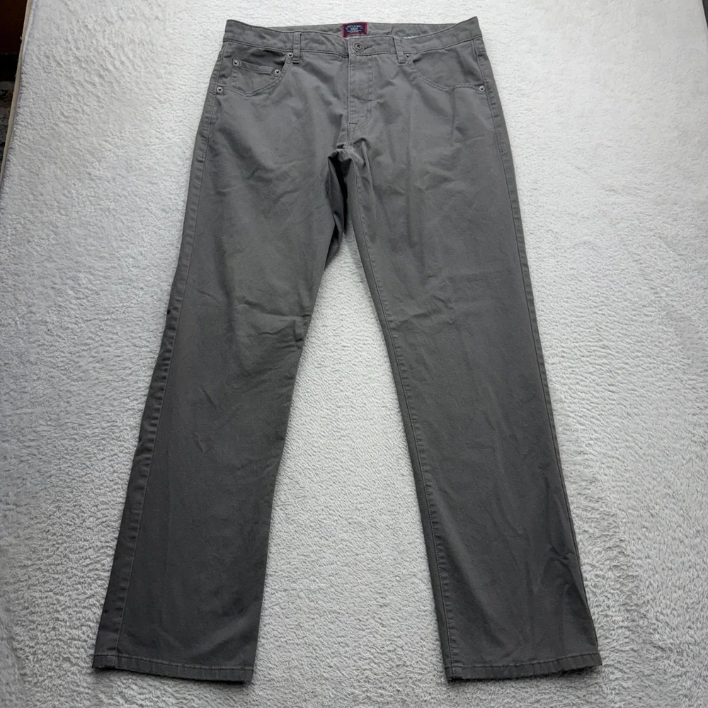 UNTUCKit Don Santiago Relaxed Fit Pants Mens 34x32 Dark Grey‎ Chino 40292